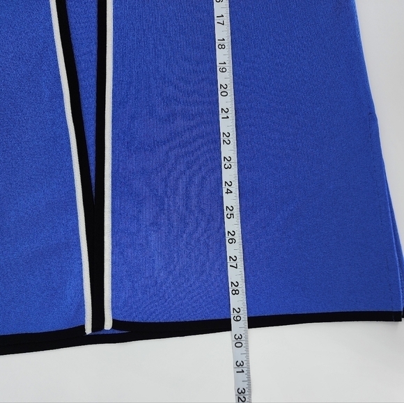 Exclusively Misook Open Front Cardigan Sweater Shoulder Pads Large - Picture 9 of 11